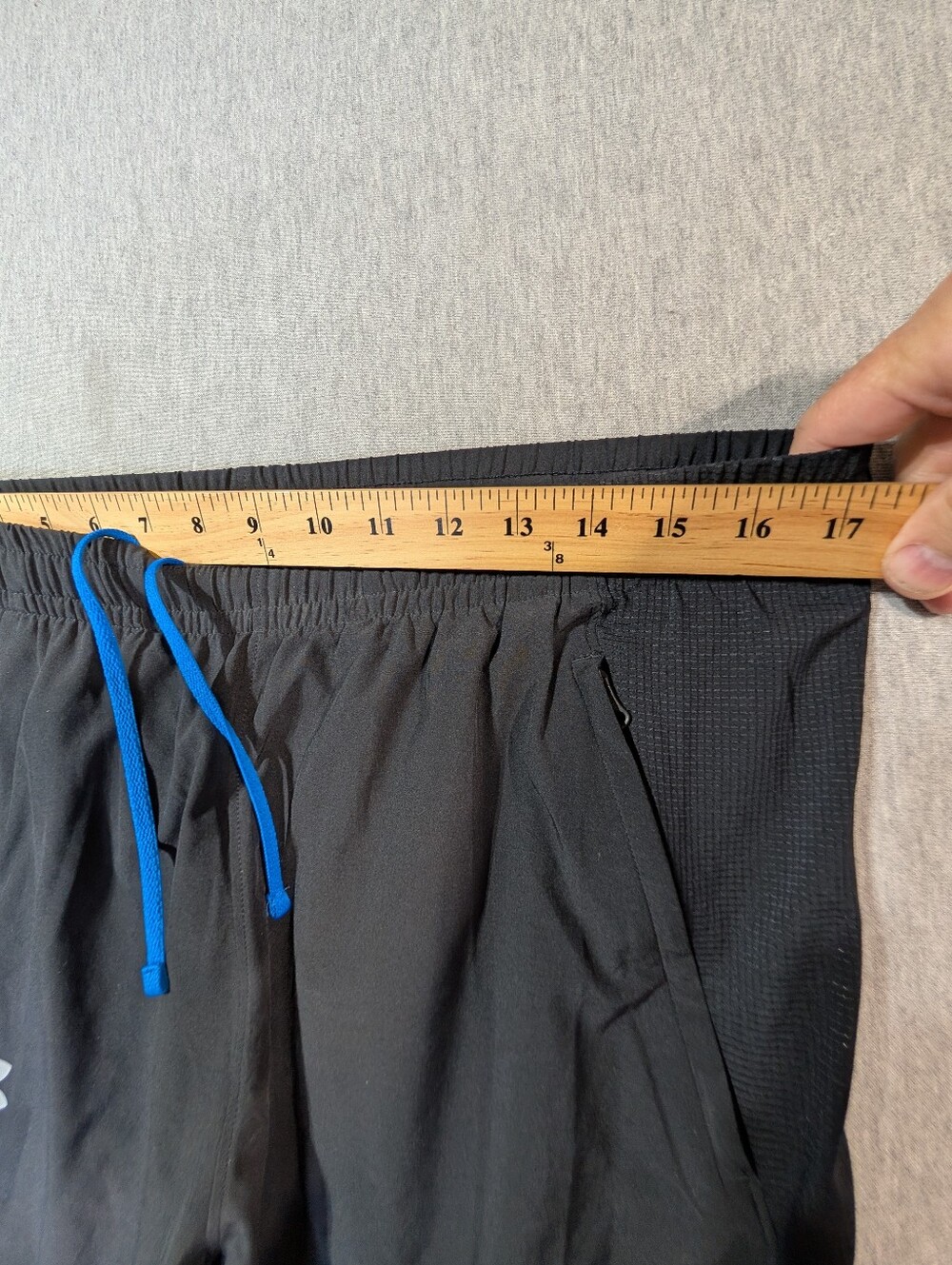 Under Armour Joggers Track Pants Men's Large Black Blue - Picture 5 of 12